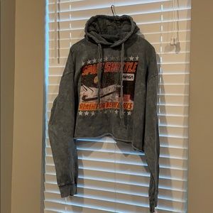 Chemistry Cropped Hoodie